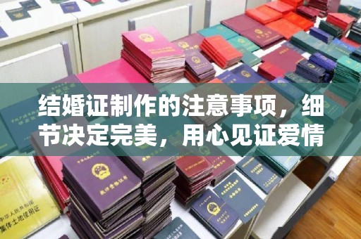 铜仁结婚证制作的注意事项，细节决定完美，用心见证爱情